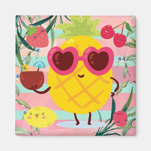 ananas magneet (Voorkant)