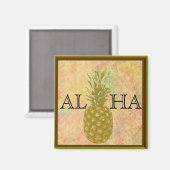 Ananas Magnet Magneet (Voorkant / Achterkant)