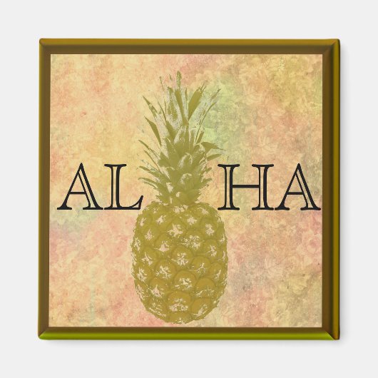 Ananas Magnet Magneet (Voorkant)