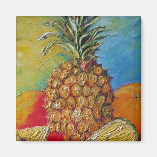 Ananas Magnet Magneet (Voorkant)