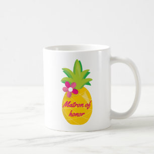Ananas Matron of Honor Favor Koffiemok