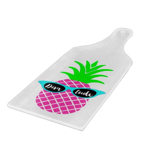 ananas met "DIVAtude" Snijplank (Hoek)
