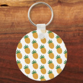 ananas | Moderne Cute Infertility Awareness IVF Sleutelhanger (Voorkant)