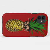 Ananas Newsprint Afbeelding Case-Mate iPhone Case (Achterkant (horizontaal))