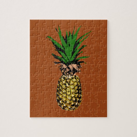 Ananas Newsprint Legpuzzel (Verticaal)