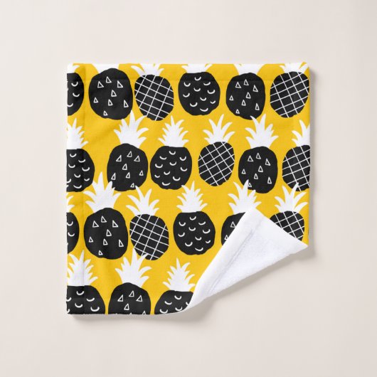Ananas noir (Gant de toilette)