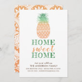 Ananas Nouvelle adresse Faire-part de déplacement (Devant / Derrière)