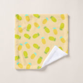 Ananas Océan Motif pêche  (Gant de toilette)