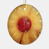 Ananas onderaan Cake Pineappel Keramisch Ornament (Links)