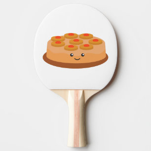 Ananas onderaan Cake Tafeltennisbatje
