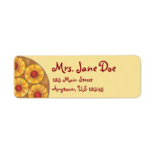 Ananas ondersteboven Cake Cherry Foodie Labels (Voorkant)