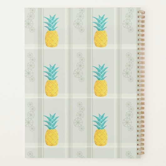 Ananas ontmoet Plaid Planner (Achterkant)
