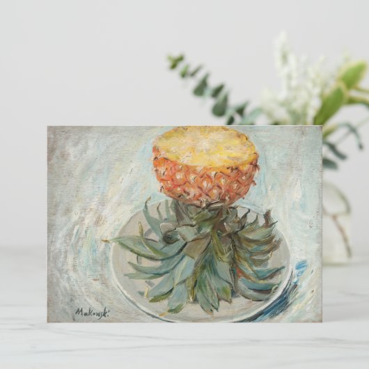 Ananas op een Bord | Tadeusz Makowski (Staand voorkant)