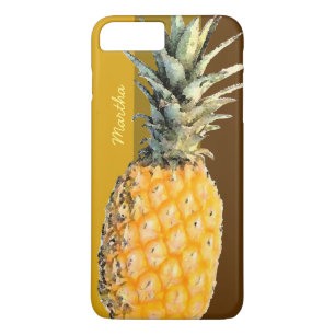 ananas op maat 	iPhone 8 plus / 7 plus hoesje
