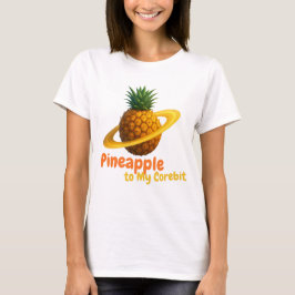 Ananas op mijn corebit. t-shirt