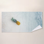 Ananas op zee badhanddoek (Badhanddoek)