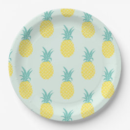 ananas papieren bordje
