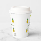 Ananas Papierkop Papieren Bekers (Links)
