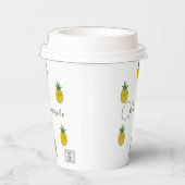 Ananas Papierkop Papieren Bekers (Rechts)