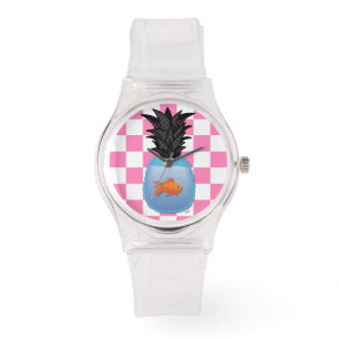 ananas Poisson 2 Horloge