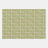 Ananas, Poivre Feuilles de Noël Envelopper Papier (Devant 3)