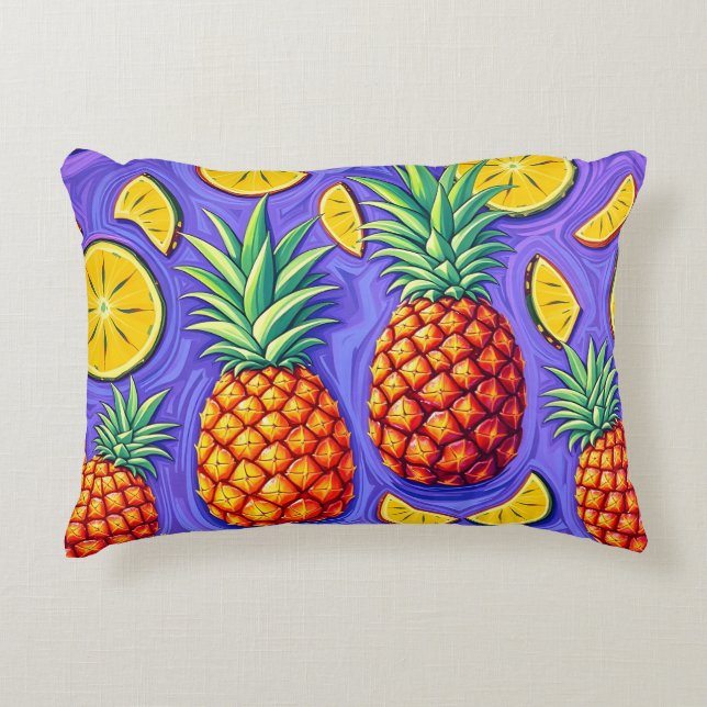 Ananas Pop - Pineapple Empire Accent Kussen (Voorkant)