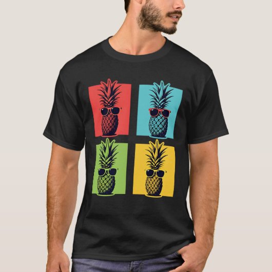 ananas-Pop T-shirt (Voorkant)