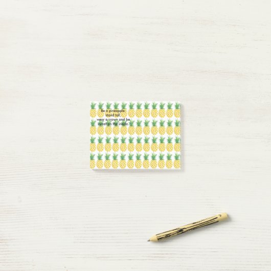 ananas post-it® notes (Op bureau)
