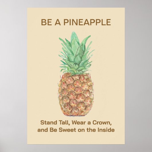ananas poster (Voorkant)