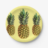 Ananas print wegwerp papier partij borden papieren bordje (Voorkant)
