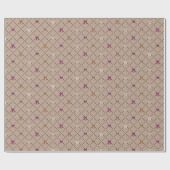 Ananas & Pruim, Suikerpruim Cadeaupapier (Vlak)