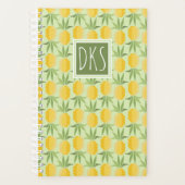 Ananas rétro | Monogramme (Devant)