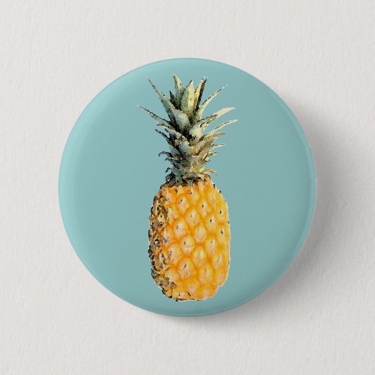 ananas ronde button 5,7 cm (Voorkant)