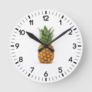 ananas ronde klok