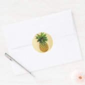 ananas ronde sticker (Envelop)