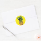 ananas ronde sticker (Envelop)