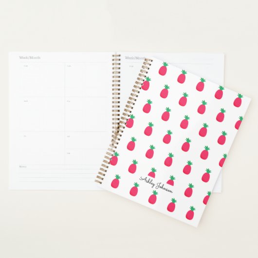 Ananas rose blanc Motif mignon (Devant avec enveloppe)