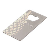 Ananas rose et gris d'or d'en cuivre assez élégant (Devant Angle)