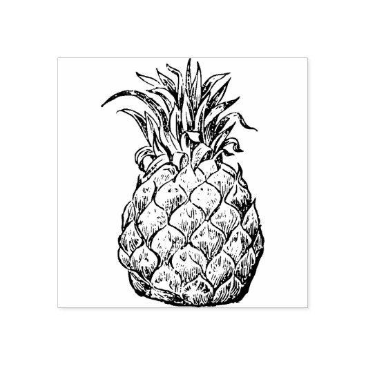 Ananas Rubber Stamp Rubberstempel (Afrduk)