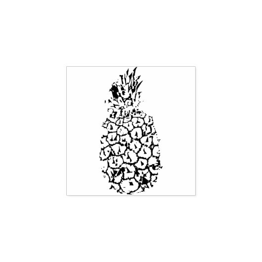 ananas rubberstempel (Afrduk)