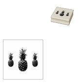  ananas 	rubberstempel (Gestempeld)