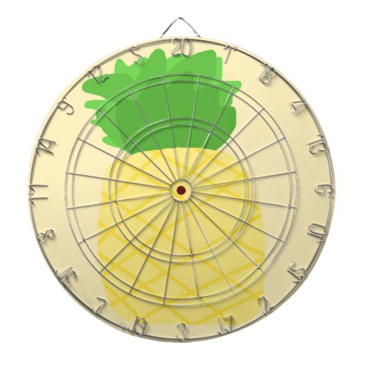 ananas schilderij kunst dartbord (Voorkant)