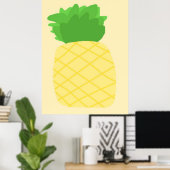 ananas schilderij kunst poster (Thuiskantoor)