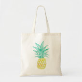 Ananas Schilderij Tropisch Canvas Canvas tas (Voorkant)