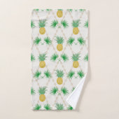 Ananas, serviette de bain rétro (Serviette à main)