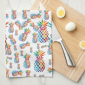 Ananas Serviette de cuisine (Quart Plié)
