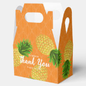 Ananas Sinaasappel Favor Box Bedankdoosjes (Geopend)