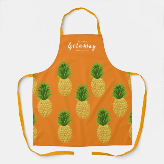Ananas Sinaasappel Schort (Voorkant)