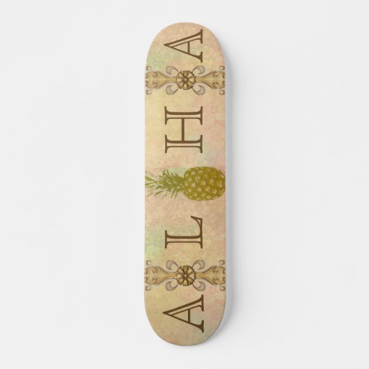 Ananas Skateboard (Voorkant)