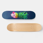 Ananas Skull Board Skateboard (Horizontaal)